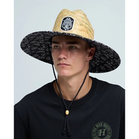 Triple Anchor  Straw Hat-Natural