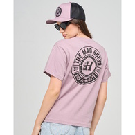 Living Hueys  Womens Ss Tee-Dusty Lilac