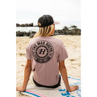 Living Hueys  Womens Ss Tee-Dusty Lilac