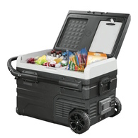 45L Portable Dual Zone Fridge/Freezer With Wheels