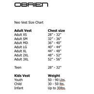 Neoprene V-Back Flex Bouyancy Vest -  Black/Blue