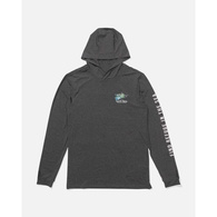 Boys Sunshirt W/Hood Surface Charcoal Heather