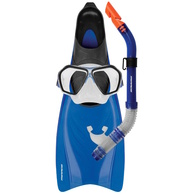 DIVE MASK/SNORKEL/FINS BLUE