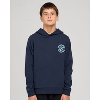 Captain Two Faced Youth Hooded Pullover Navy