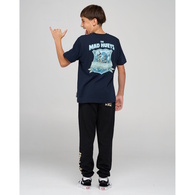 Captain Two Faced Youth Ss Tee Navy