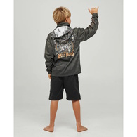 Skull Paradise Jungle Youth Hooded Jersey Olive