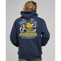 Caught Fk All Jaw Fishing Pullover Navy