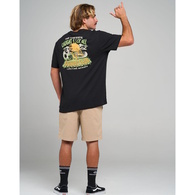 Mad Hueys Caught Fk All Jaw Ss Tee Black