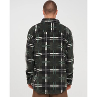 Skeleton Paradise Heater Shacket Oil Green