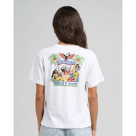 Jungle Juice Womens Ss Tee White