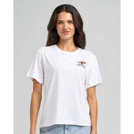 Jungle Juice Womens Ss Tee White