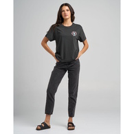 Mermaid Anchor Womens Ss Tee Vintage Black