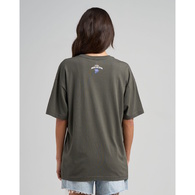 Pirates Life Womens Oversized Tee Charcoal