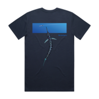 TEE MARLIN BIRDS EYE NAVY