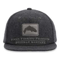 CAP TRUCKER WOOL TROUT ICON  GRAPHITE