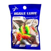 FLOAT BULLET RAINBOW/BLACK DOT 4 PK