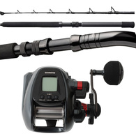 Plays 3000A Electric Status Bluewater Bent Butt Electric Deep Drop Combo