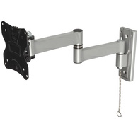 13-42" Tv Lcd Monitor Swing Arm Wall Bracket With 2 Slide In Locking Plates