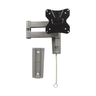 13-42" Tv Lcd Monitor Swing Arm Wall Bracket With 2 Slide In Locking Plates