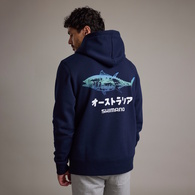 Hoodie Gyotaku Tuna Navy