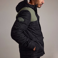 Jacket Coastal Puffer Black/Olive