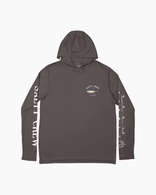 Ahi Mount Hooded Long Sleeve Sun Shirt - Charcoal