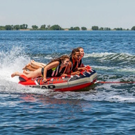 G-Force Iii Water Toy Inflatable Towable 1-3-Person Biscuit 75"