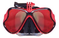 Scope Red Lens Dive Mask with Go Pro Mount