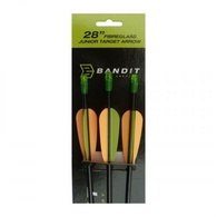 28" Fibreglass Arrows - 3-Pk
