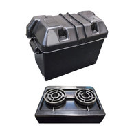 Large Battery Box w/Webbing Kit 330mm Cushioned/Elevated 
