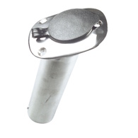 Flush Mount Rod Holder Cast Stainless Steel