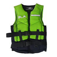 Premium Neoprene Ski/MultiSport 50N PFD Life Vest Green/Black