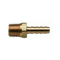Brass Male Fuel Tank Fitting 3/8" (10mm) Tail 1/4" NPT 