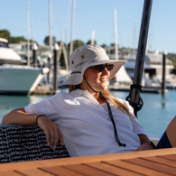 Upf50 Quick Dry Sailing Hat - Natural