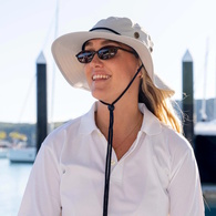Upf50 Quick Dry Sailing Hat - Natural