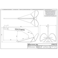 Maxset Plough Anchor Delta Type 6Kg 