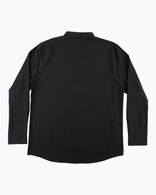 Cortes Long Sleeve Woven Shirt - Black
