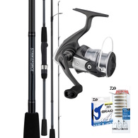 Crossfire Lt 3000-C / Strikeforce Ii 702Hfs-Nz Combo Spin 6-9Kg 2Pce W/Braid +Sw