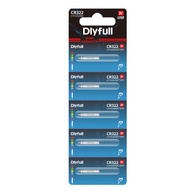 Dlyfull Cr322 Lithium Pin 3V Battery - Lumi Tip Compatible 5 Pack