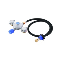 Dual Gas Cannister Adapter for BBQs and Cookers