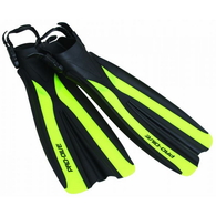 Economy Open Heel Dive Fins - Yellow