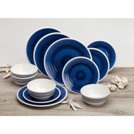 FLAMEFIELD DINNER SET - AZURE - 12 PIECE SETS