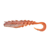 Gulp Nemesis Prawn Curl Tail - New Penny - 4Pk