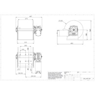 Gx4 Anchor Winch W/ Rope/Chain/Acc. Pk (To 14M)