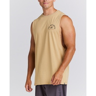 Fishermen Never Die Short Sleeve Muscle T-Shirt - Tan