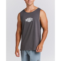 Get Lit Tank Singlet - Charcoal