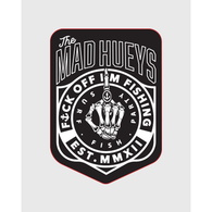 MAD HUEYS STICKER BLACK