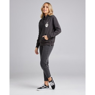 Bones Ahoy Fleece Hoodie - Vintage Black