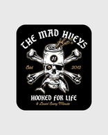 Hooked For Life Sticker - Black