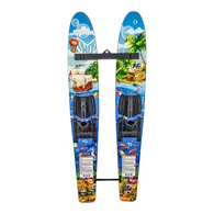 Hot Shot Kids Trainer Skis With Bar/Rope